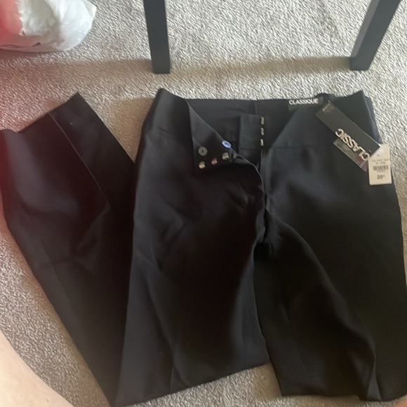 Bootcut, black, dress trousers, size 7 - Picture 2 of 4